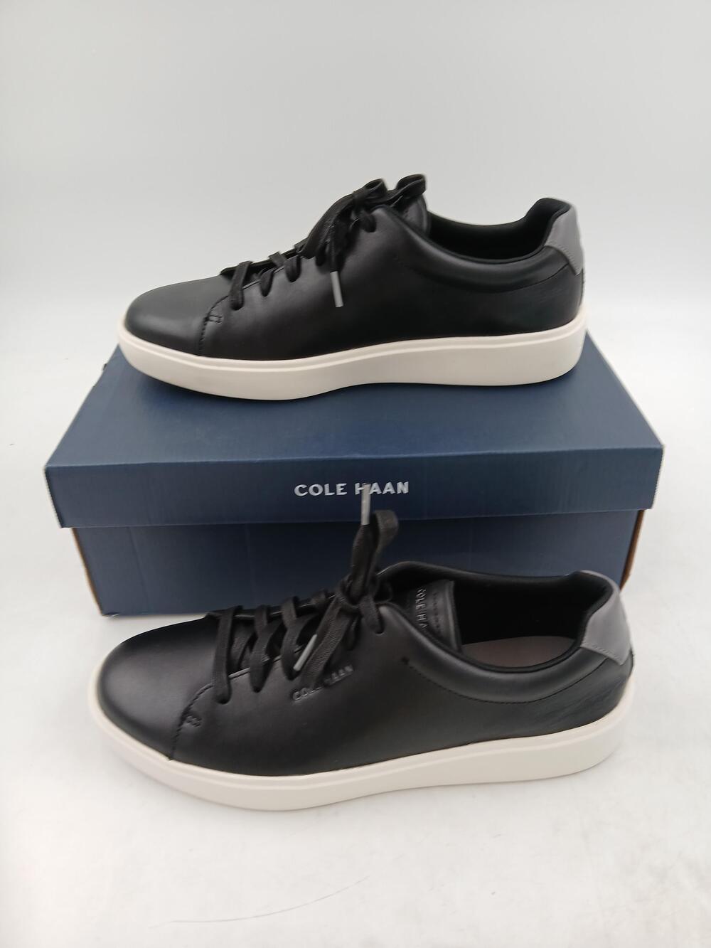 Cole Haan GC Traveler Shoes Mens Size 10.5 Black Leather Casual Comfort Sneakers